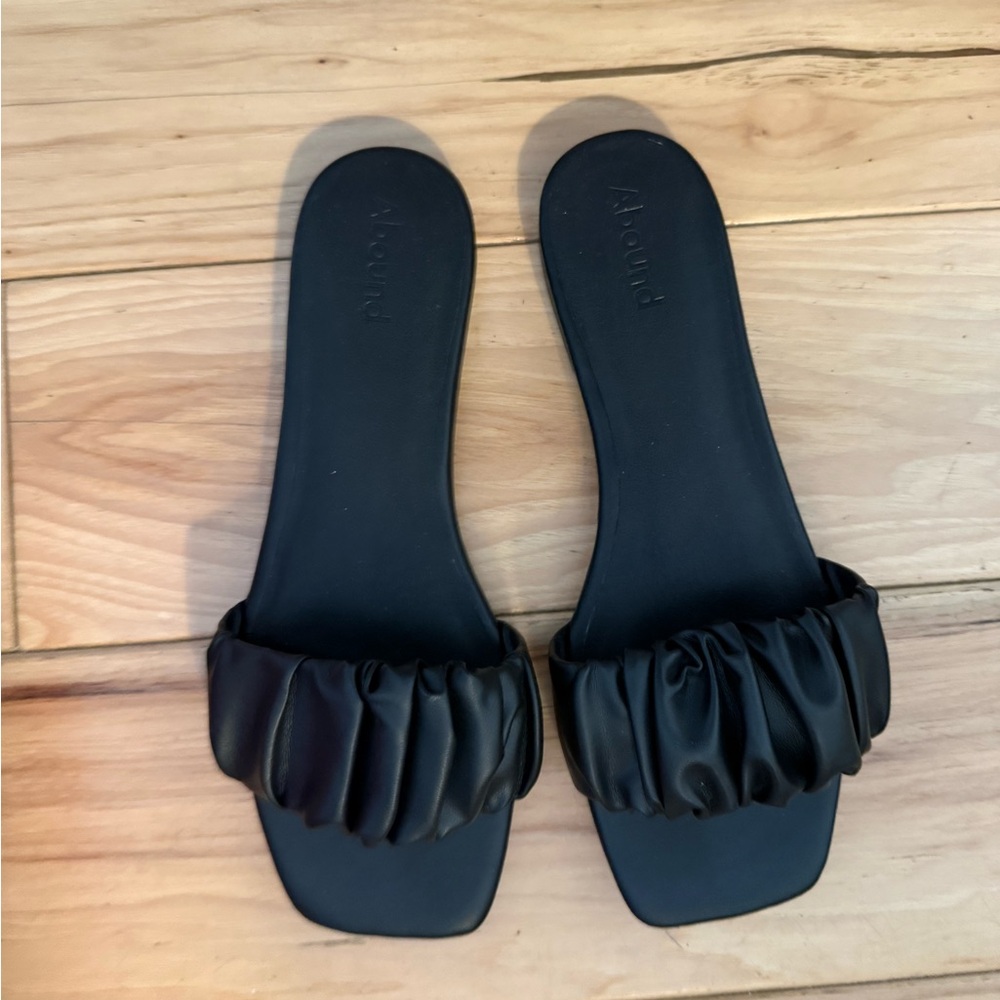 Abound Black Women's Slide Sandals